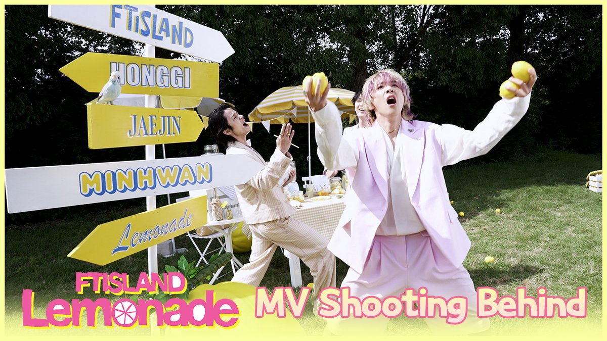 ／ FTISLAND 21st Single『Lemonade』 2026.09.02 Release!!💛 ＼ “Lemonade” MVビハインド公開‼︎📢 ✔️ 🎥『Lemonade』 MV #FTISLAND #Lemonade