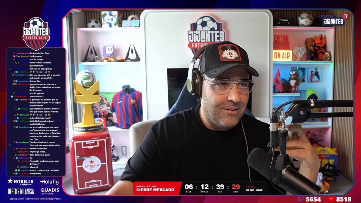 📺 DIRECTO Jijantes FC 📞 Llamamos a un Jijante para felicitarle y nos responde con su nueva canción... "Son sueños, que tiene Julián..." 🎶 🔗