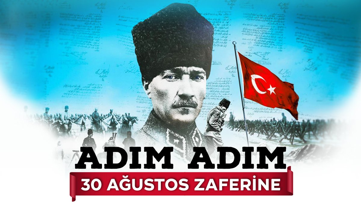 🇹🇷 Adım adım #BüyükTaarruz’a... İşte 26 Ağustos 1922’de Başkomutan Mustafa Kemal Paşa’nın taarruz emriyle başlayan harekâttan Başkomutanlık Meydan Muharebesi’ne uzanan yol👇
