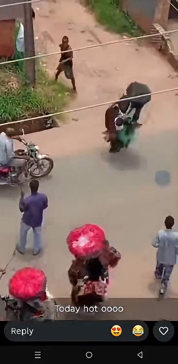 Moment masquerade flogs young man riding a motorcycle in Nnewi, Anambra State🥲💔