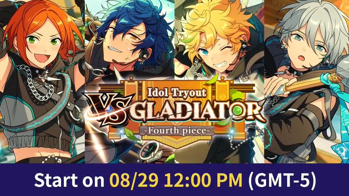 ✨PV Release: Idol Tryout: VS GLADIATOR -Fourth piece- Assigned to the fourth venue, the Arena—a microcosm of the idol industry—Jun and Sora compete to become the strongest gladiator. But each idol is struggling with worries of their own...