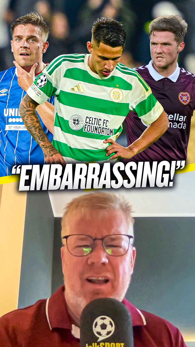 🏴󠁧󠁢󠁳󠁣󠁴󠁿 "Scottish football is eating itself!" 🤦‍♂️ "Rangers have had a mare, Hearts collapsed, Celtic were an embarrassment!" Adrian Durham goes on blistering rant about Scottish football after #CelticFC's shocking collapse in the UCL qualifiers! 🔥