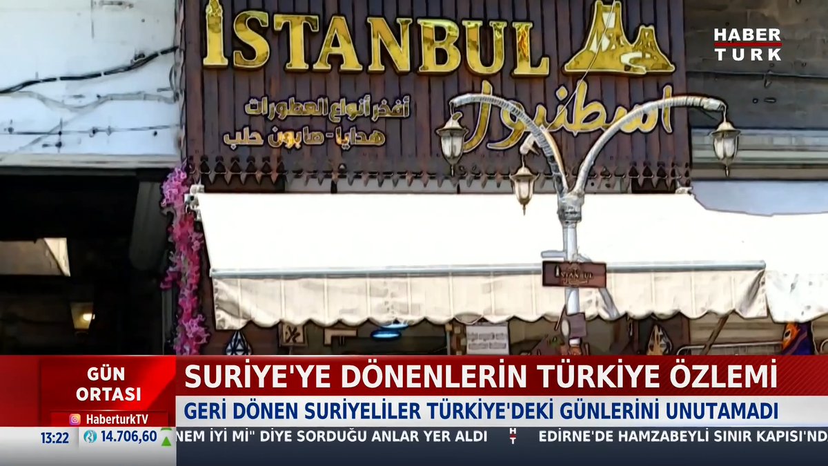 Suriye'ye dönenlerin Türkiye özlemi: Tabelalar artık Türkçe Geri dönen Suriyeliler Türkiye'deki günlerini unutmadı.