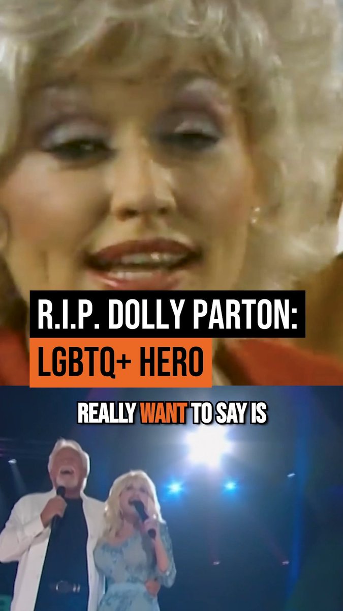 Dolly Parton stood for LGBTQ+ people - when politicians didn't. She courageously took a stand for trans people when they were targeted and attacked. That's one part of her life certain people would love to erase!