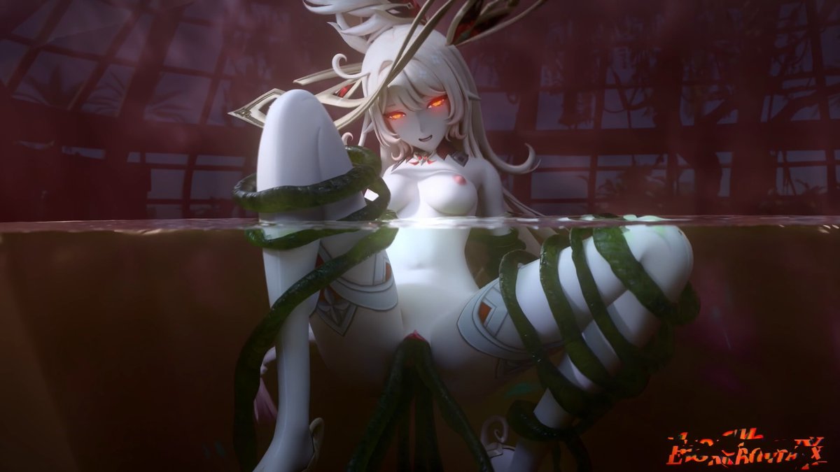 Alice Stuck in Pitcher Plant! [ErochanFX] Genshin Impact: alice tentacles stomach bulge creampie heat 2:31 fire! 🍑🍆💦🔥🥵 Full uncut here 👇 #Rule34 #Alice #GenshinImpact #ErochanFX #NSFW