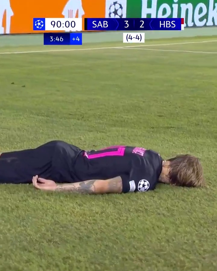 Sabah are seconds away from elimination ❌ Until... 😱 #UCL
