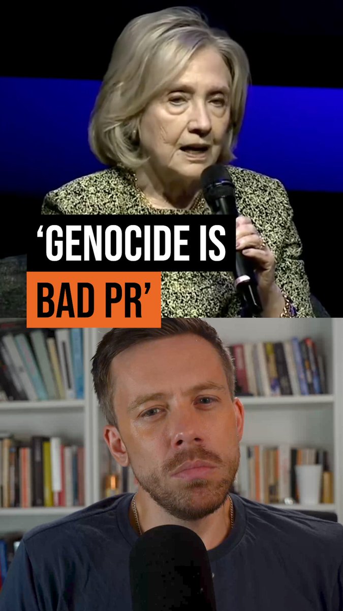 Hillary Clinton's problem with Benjamin Netanyahu isn't to do with Israel committing war crimes and genocide. She thinks he's bad PR for Israel. She's not driven by care for Palestinian life. Her chief concern is Israel's reputation.
