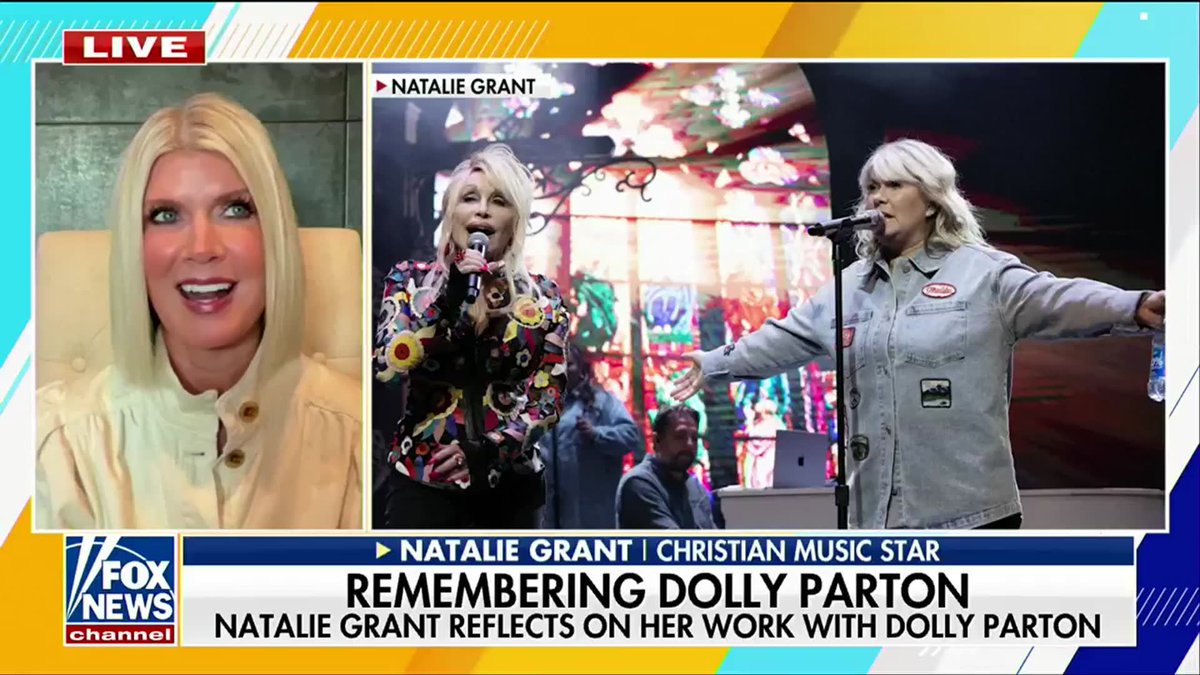 "I think what made her such a beautiful Christian was the fact that she understood her desperate need for Jesus, and she understood what it meant to love other people like Jesus has called us to love." Christian music star Natalie Grant remembers Dolly Parton as "one of the greatest icons America has ever produced," reflecting on the country legend's deep faith and legacy of kindness. "For me, what marked my life was what her life was marked by. And that was authentic kindness, genuine generosity. And a woman who really loved Jesus." | FOX & Friends Ainsley Earhardt