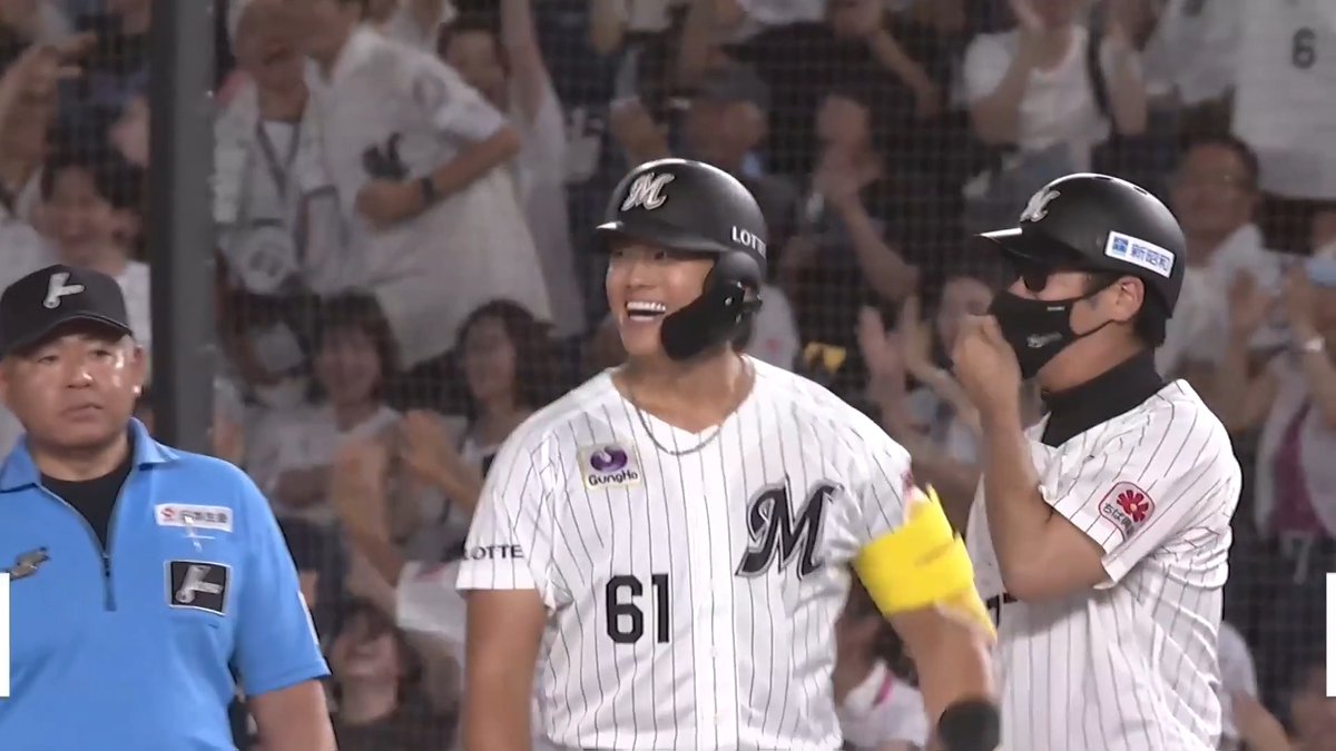 土壇場9回2アウトから追いついた！🔥🔥 千葉ロッテ代打 山本大斗 選手のタイムリーヒットで試合を振り出しに戻す！🙌🙌
