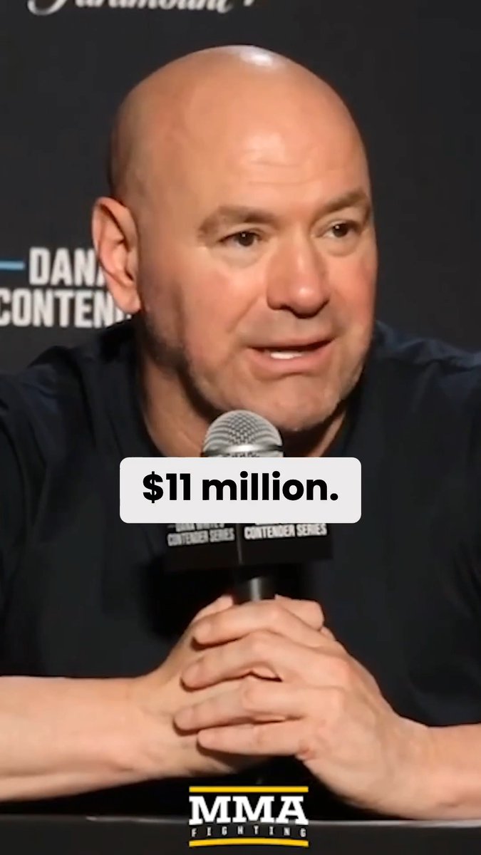 #DanaWhite reveals there's a #DWCS alum who has made over $11 million in their #UFC career without ever fighting for a world championship