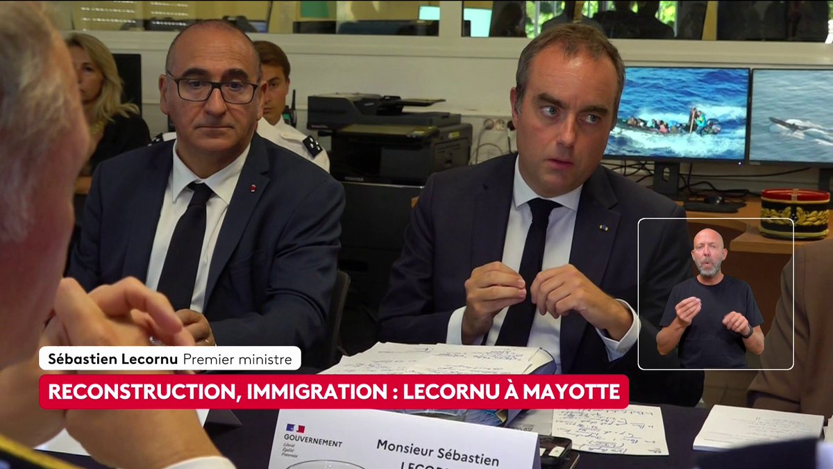 🔴 🗣 Sébastien Lecornu à Mayotte : "Nous allons décider une militarisation plus importante des approches de souveraineté, un recours au haut du spectre des hautes technologies (...) c'est-à-dire des drones, ballons stationnaires, usage de l'intelligence artificielle..." #canal16