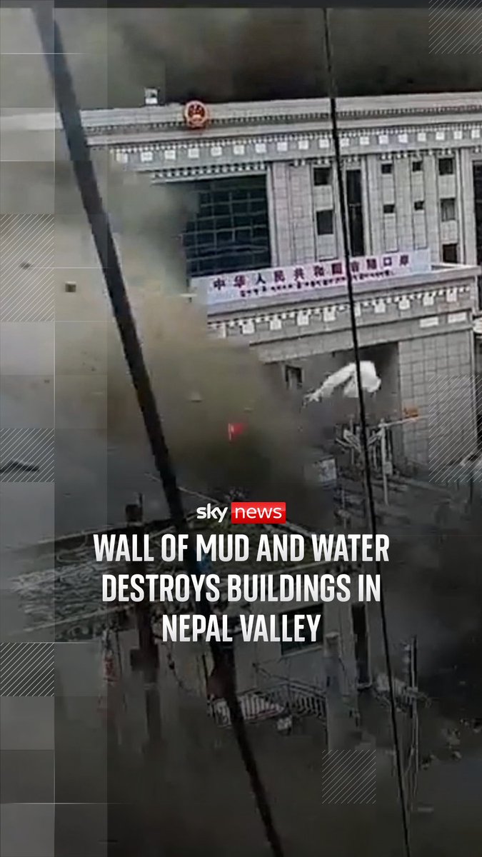 Authorities say hundreds of people are thought to be missing after flash flooding sent a wall of water down a river on the Tibet-Nepal border. Hundreds of travellers trekking in the region are feared to have been caught up in the flooding.