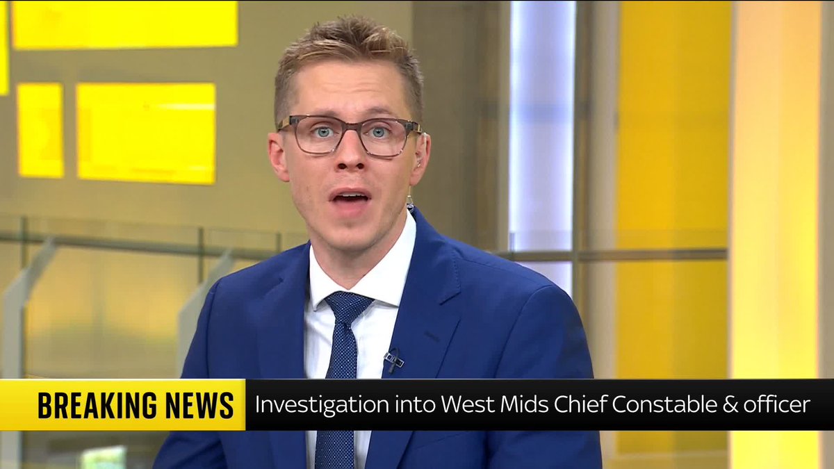 BREAKING: The former chief constable of West Midlands Police is being investigated over a decision to ban supporters of Israeli club Maccabi Tel Aviv from attending a match against Aston Villa in Birmingham. 📺 Sky 501 and YouTube