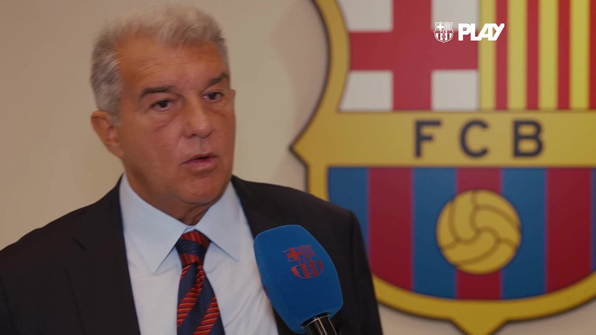 El Presidente Joan Laporta Estruch repasa la actualidad blaugrana 🗣️