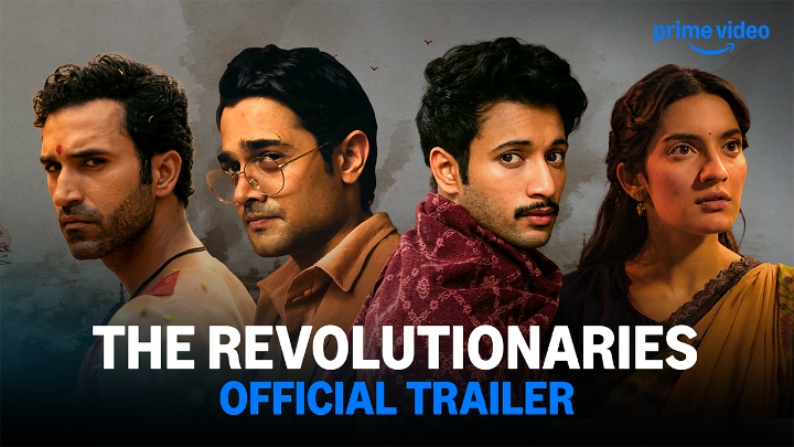 chaar sarfire, ek bagawat 🔥 #TheRevolutionariesOnPrime, New Series, Sept 11 Bhuvan Bam Rohit Saraf Pratibha Ranta Gurfateh Pirzada Jason K Shah Nikkhil Advani Monisha Advani Madhu Bhojwani Sanjeev Sanyal #EmmayEntertainment T-Series #SanyukthaChawlaShaikh Akshita Wadhwana Shobhit Shyam Narang #RutviMehta