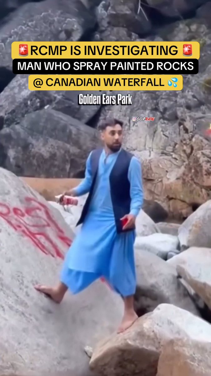 The RCMP is now investigating the waterfall graffiti and spray painting incident at Golden Ears Provincial Park in British Columbia! I call on the RCMP to take this opportunity to make it clear that vandalizing our beautiful waterfalls in this country is unacceptable.