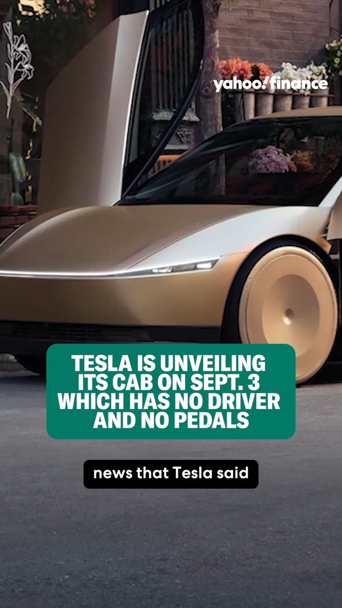 Tesla is about to unveil a car with no drive and no pedals. 👀
