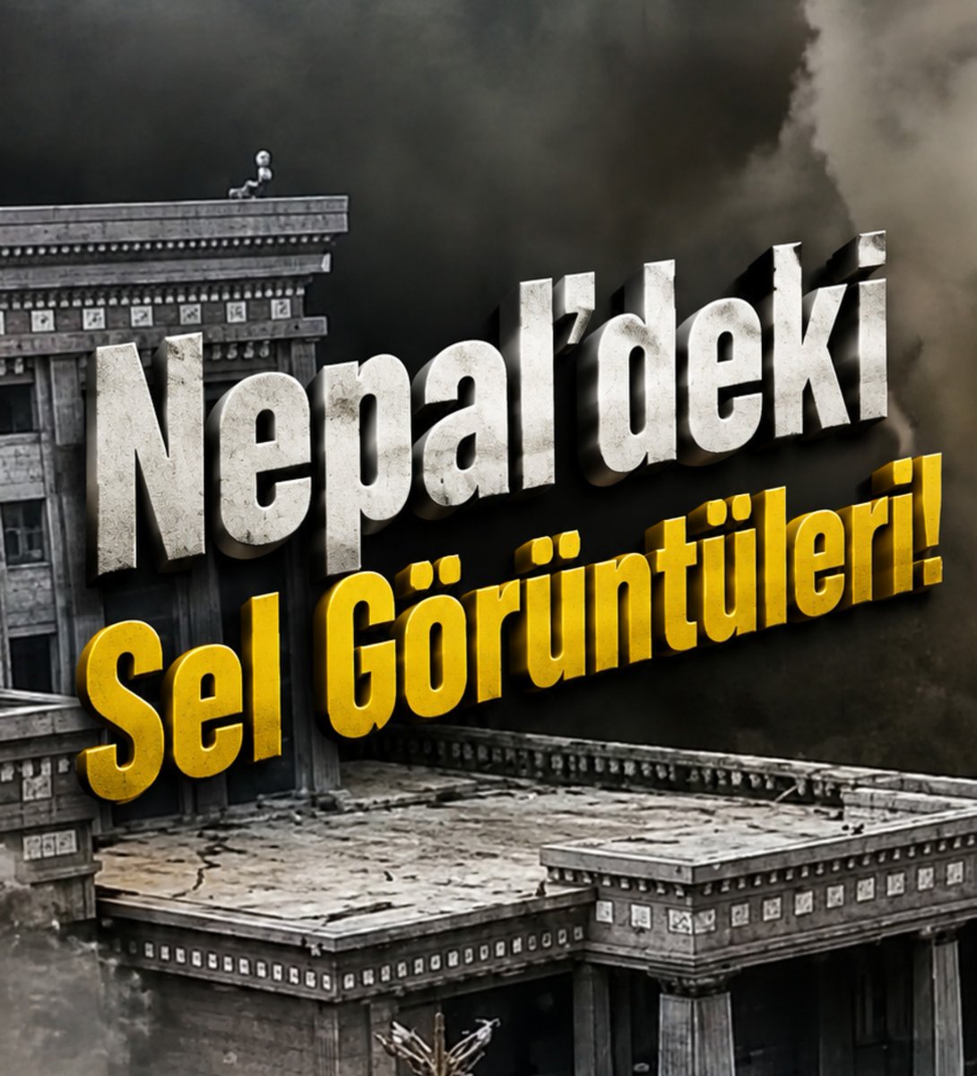 Nepal'de gerçekleşen ani selde yüzlerce kişi sel sularına kapıldı. Büyük bir felalet yaşandı. Görüntüler felaketi gösteriyor... 😳👇🏼