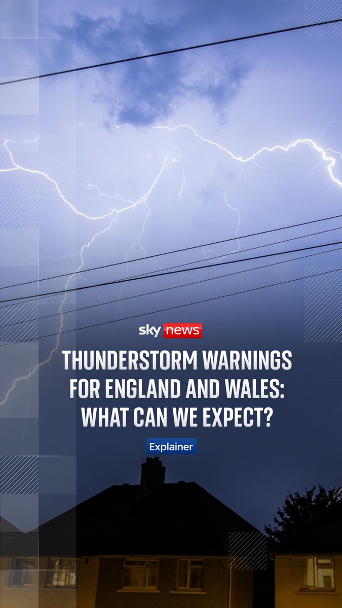A yellow weather warning for thunderstorms is in force across England and Wales - with a risk of flash flooding and travel disruption. Joanna Robinson explains the flash flooding risks from downpours on parched ground in areas gripped by drought.