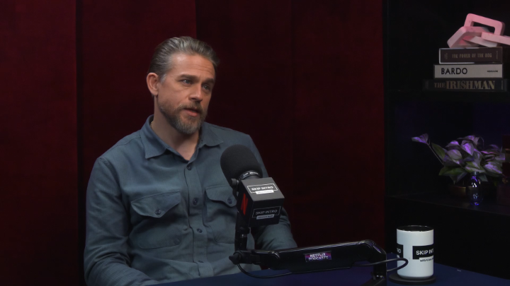 Charlie Hunnam, who received an Emmy nomination for his role as the titular serial killer in Monster: The Ed Gein Story, says "the voice became the thing I [used] to explore more of his psychology." Watch his episode of Skip Intro with Krista Smith on Netflix.