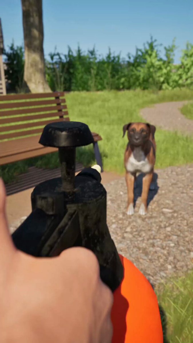 This Goose Became A Blind Dog’s Guide 🥲