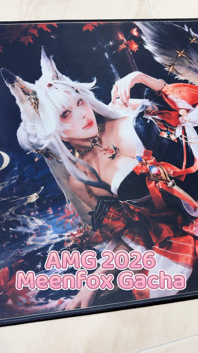 AMG 2026 Meenfox Gacha 🩷 #Hsin #cosplay