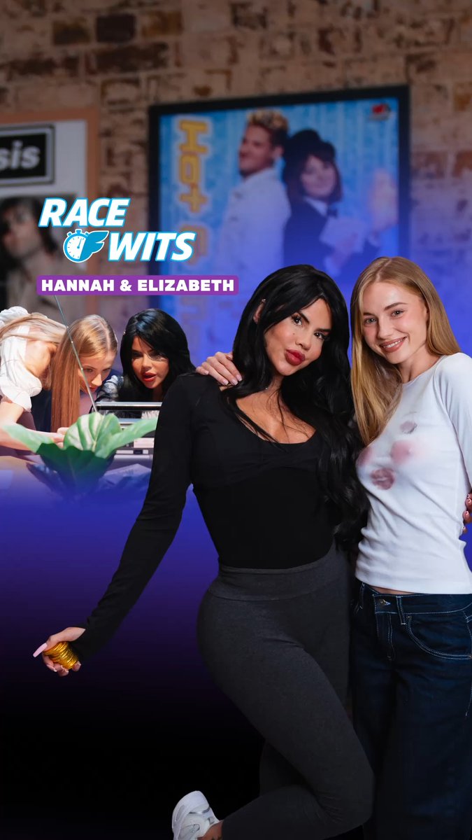 Time's ticking and the money's funny 💰 Hannah Elizabeth & Elizabeth Vasilenko kick off #RaceOfWits. Watch FREE: