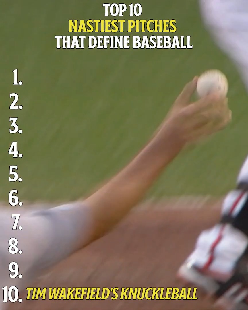 Blazing fastballs, devastating sliders and knee-buckling curveballs. Every great hurler has their go-to pitch when they’re in a jam. These are the Top 10 Nastiest Pitches that define baseball. #250for250