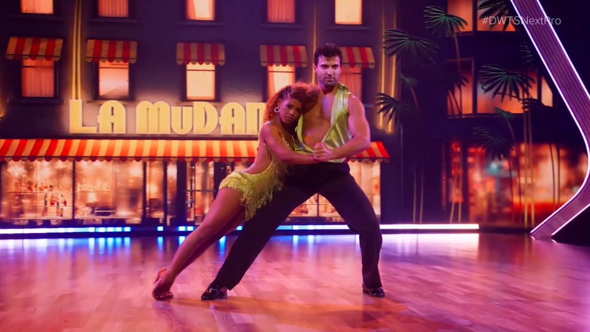 The fire department called and they said Selena Hamilton and Jan Ravnik's salsa was flaming hot 🔥 #dwtsnextpro