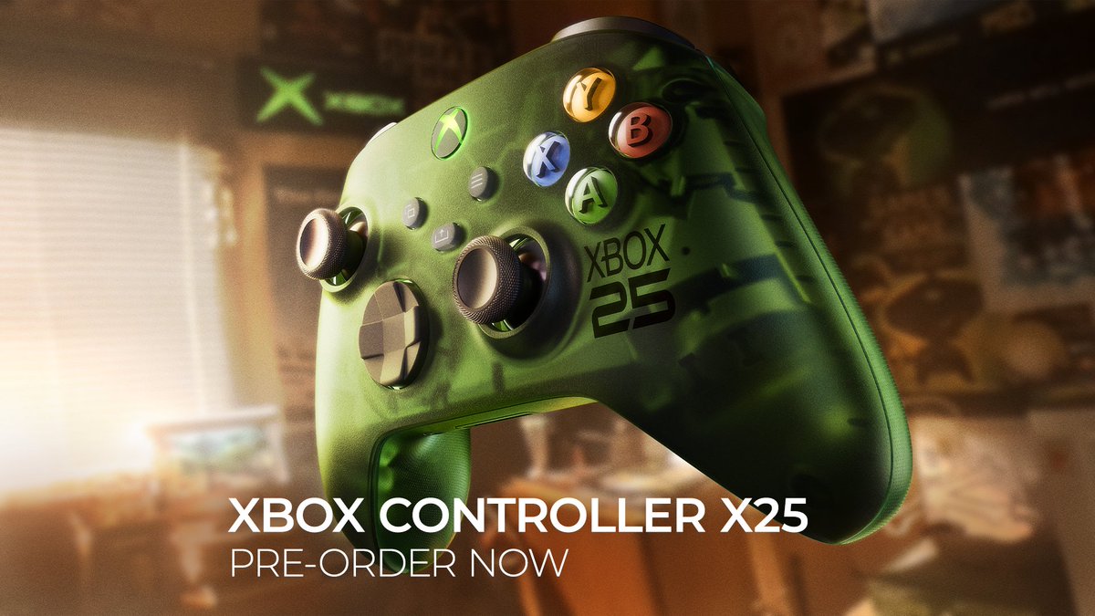 OG style at your fingertips Pre-order the XBOX Controller X25 now: