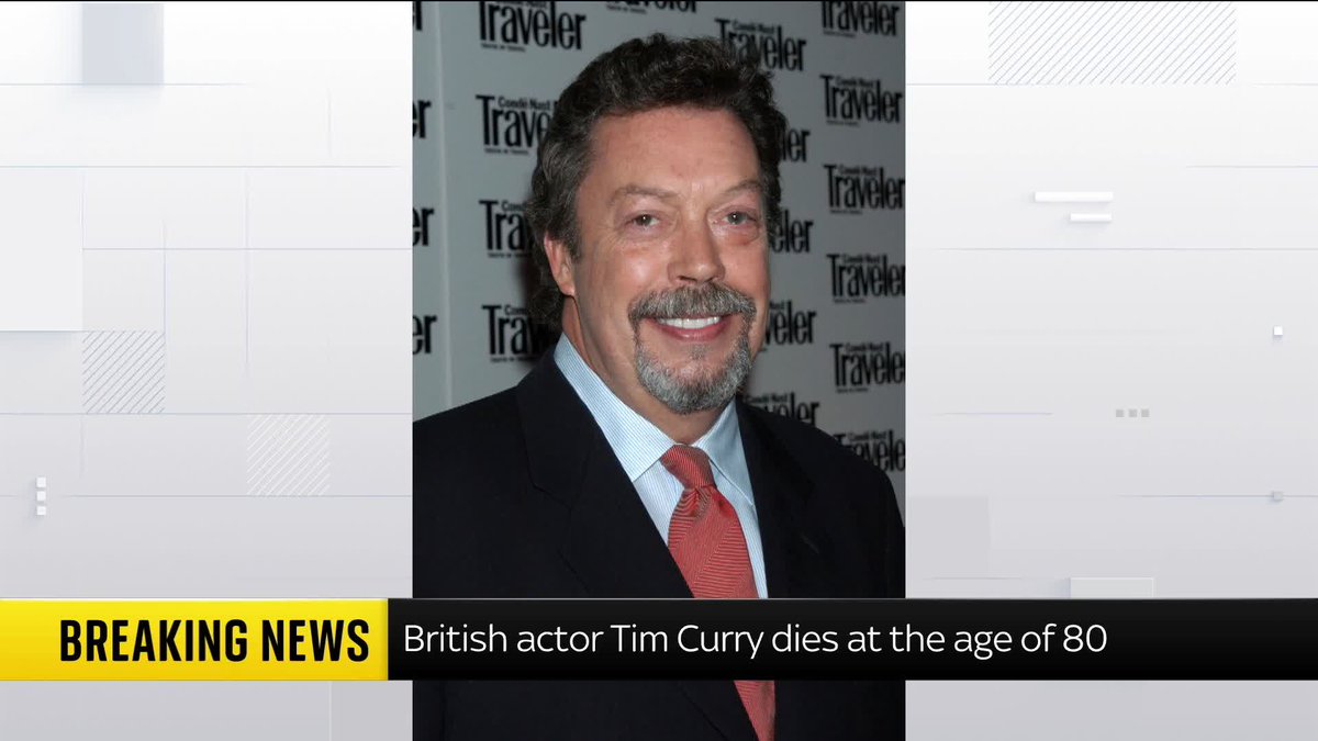 BREAKING: Actor Tim Curry, star of The Rocky Horror Picture Show, has died at the age of 80. 🔗Read more: