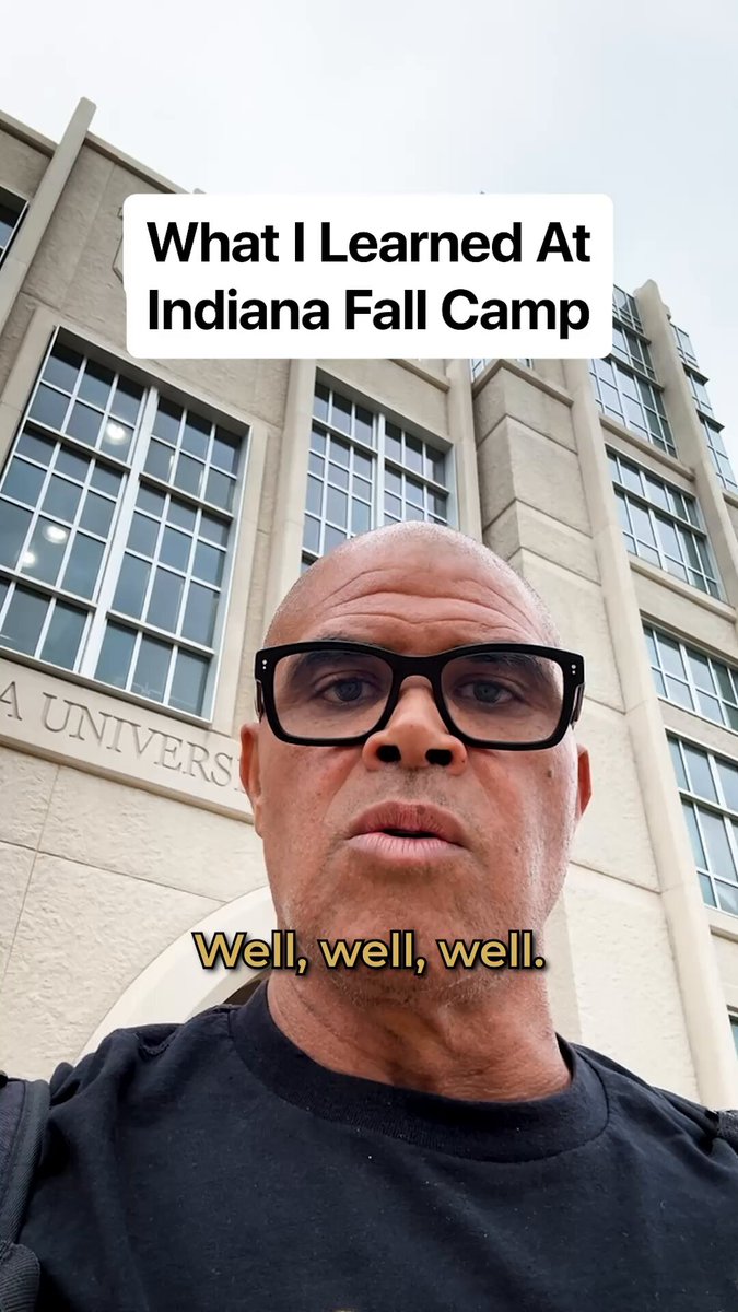 Can Indiana go back-to-back? Aaron Taylor spent the day at the Hoosiers Fall Camp, and what he saw was more of what we all saw last year, and what he described as a “time warp.” Tune in on TODAY at 4:00pm ET on YouTube for a live breakdown of all the schools Aaron Taylor visited.