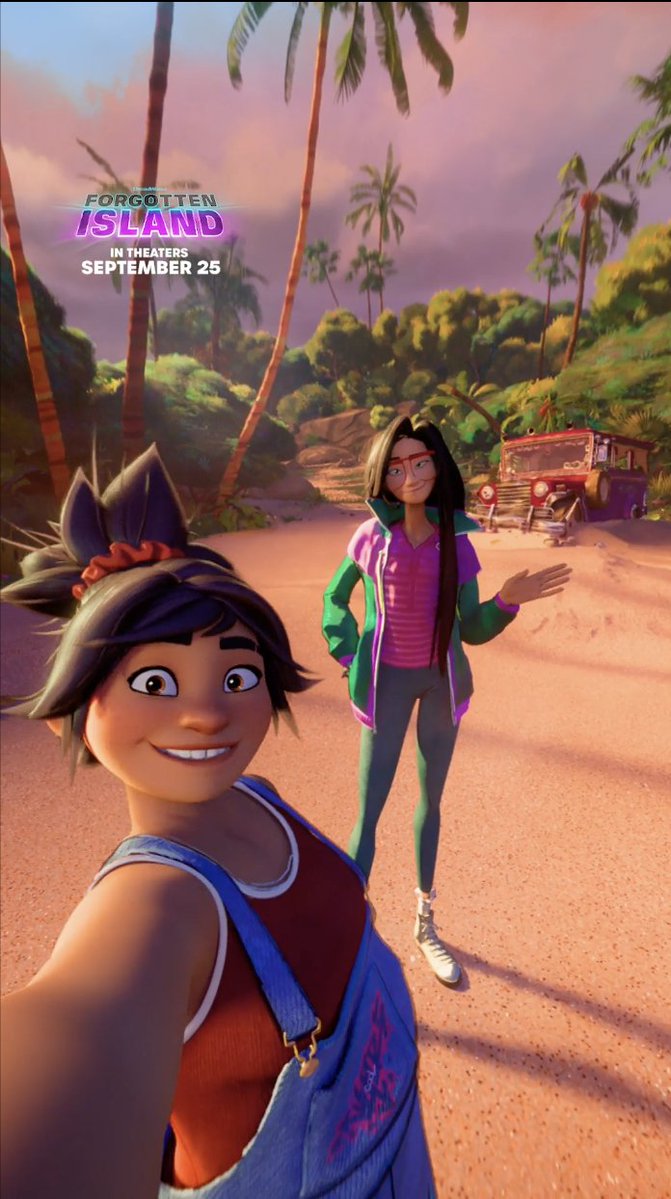 Best friends foreverrrrrrr 🙌 Tag your bestie and prepare to experience Forgotten Island only in theaters September 25.