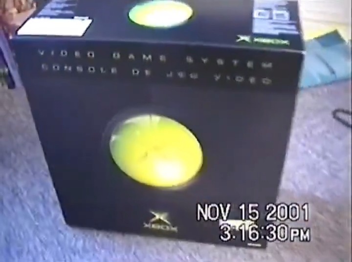Family unboxing their new Xbox (2001)