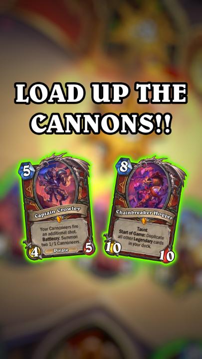 Some say that to this day, Gul'dan is still getting hit in the face with cannonballs 💣 😌