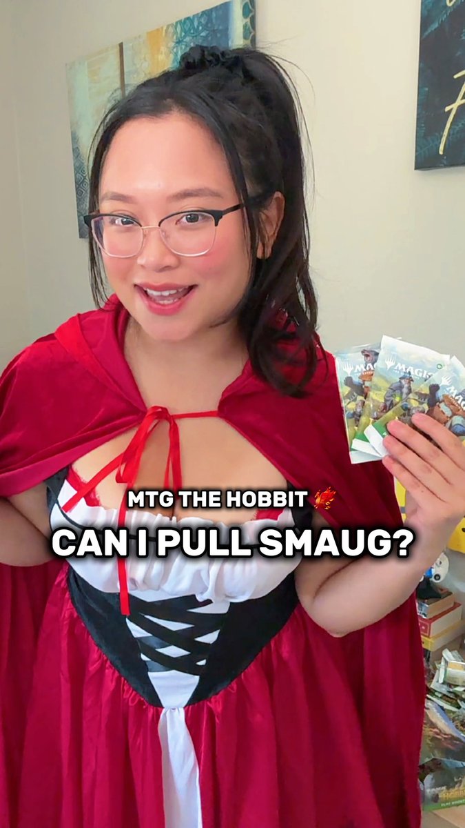 can i pull SMAUG? 🐦‍🔥 opening mtg the hobbit booster
