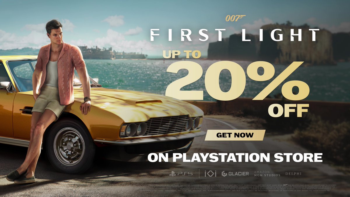 Your next globetrotting adventure awaits. Save 20% on the PlayStation Store and experience a reimagined James Bond origin story. GET NOW and #EarnTheNumber. #007FirstLight #BackToSchool #SpyEssentials