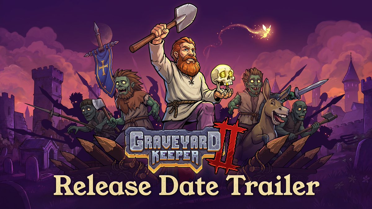 WAKE UP, KEEPER 💀 #GraveyardKeeper2 is launching September 22 on PC, @playstation, @xbox and @nintendo! Pre-order now for exclusive rewards: