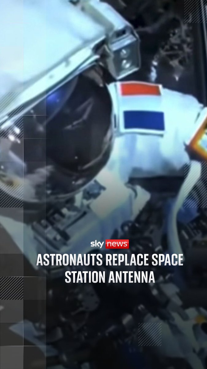 Two astronauts, NASA's Anil Menon and Sophie Adenot of the European Space Agency, replaced the faulty antenna during 6.5-hour spacewalk. This was the sixth outing from the International Space Station this year.
