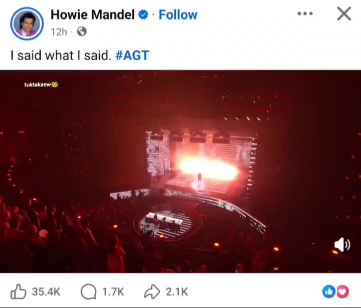 Howie Mandel สนับสนุนน้องเนเน่ รอยัลตั้งแต่แรกเลย เมื่อเดือนกรกฎาคมที่ผ่านมา เขาก็ลงภาพน้องแพรวในเฟสบุ๊คของเขา "Nene Royal is a ROCKSTAR!" (ตัวใหญ่ด้วยนะ เน้นสุด) ขอบคุณที่เขาสนับสนุนและเชื่อมั่นในตัวน้องมาตลอด เป็นผู้ใหญ่ใจดี และไม่ใช่ใจดีกับเนเน่คนเดียว เราไม่มีภาพจำคำตัดสินหรือวิจารณ์แย่ๆ ของเขาเลย #AmericasGotTalent #NeneRoyal #AGT