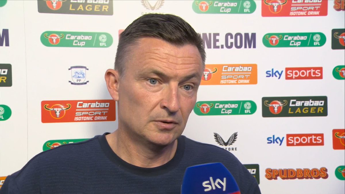 "The team we've picked tonight is to help us win this game" Paul Heckingbottom on his squad to face Everton in the EFL Cup 🗣️