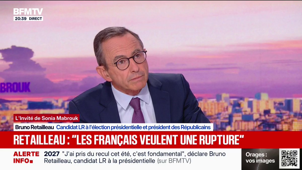 Gabriel Attal et Édouard Philippe "ne parviendront pas à se décontaminer du double quinquennat d'Emmanuel Macron", affirme Bruno Retailleau, candidat LR à l'élection présidentielle