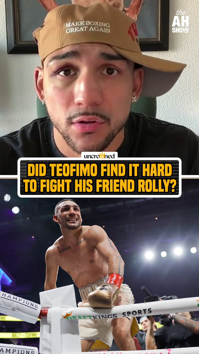 The goal is UNDISPUTED – even when you have to fight a friend to get there 🏆 #HelwaniShow #RollyTeofimo