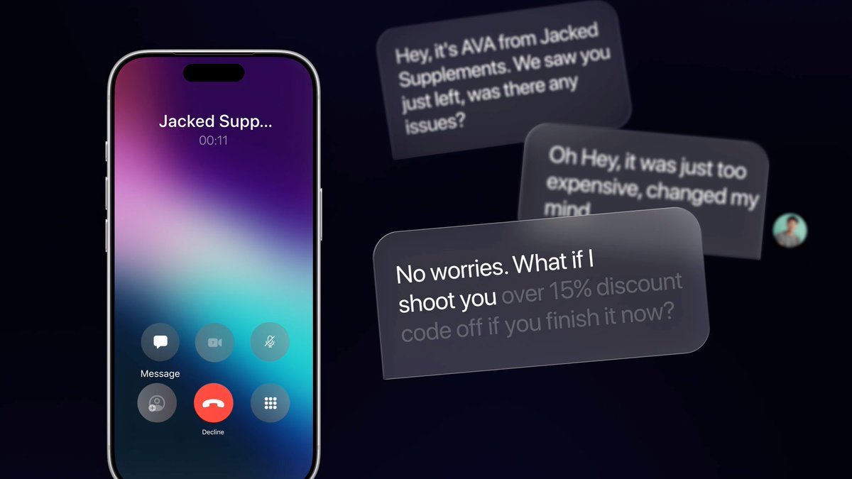 Introducing Ava AI The Shopify-native phone agent that actually works inside Shopify. 24/7 inbound support + abandoned-cart recovery calls that sound human and take real action. Comment “AVA” and I’ll send you free access