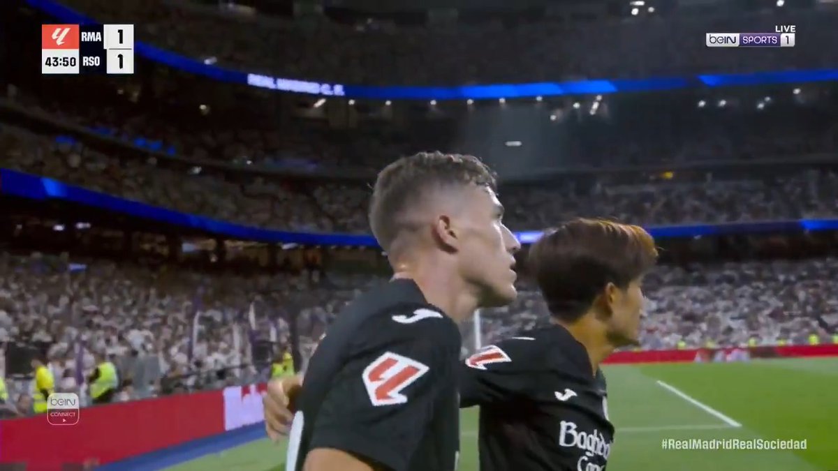 🚨🚨🚨🚨🚨🚨🚨🚨🚨🚨🚨🚨🚨🚨 هدف التعادل لـريال سوسيداد على مدريد!!! سريعًا!!🤯🔥