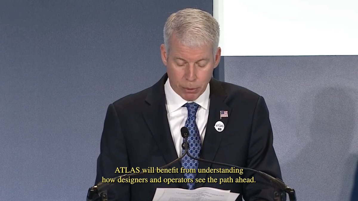 Today, Secretary Chris Wright hosted the ministerial launch of @IAEAorg’s new initiative, ATLAS. President Trump’s American energy dominance agenda is advancing U.S. nuclear energy and maritime innovation while strengthening safety and security at home and around the world.