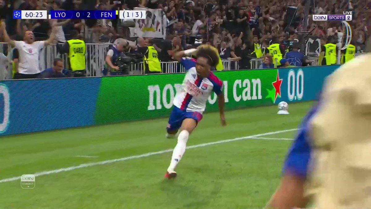 ⚽ مالك فوفانا يسجل الهدف الأول ويقلص الفارق لليون أمام فنربهتشة 🔥 #UCL