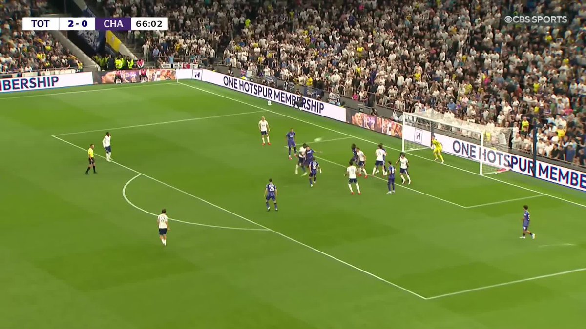 💥Kevin Danso scores with his first touch! He rises highest to meet Mateus' delivery, heading past Brooks. ⚪️ Spurs 3-0 Charlton Athletic 🟣 #THFC | #COYS | #SPURS | #TOTTENHAM | #TOTCHA | #CarabaoCup