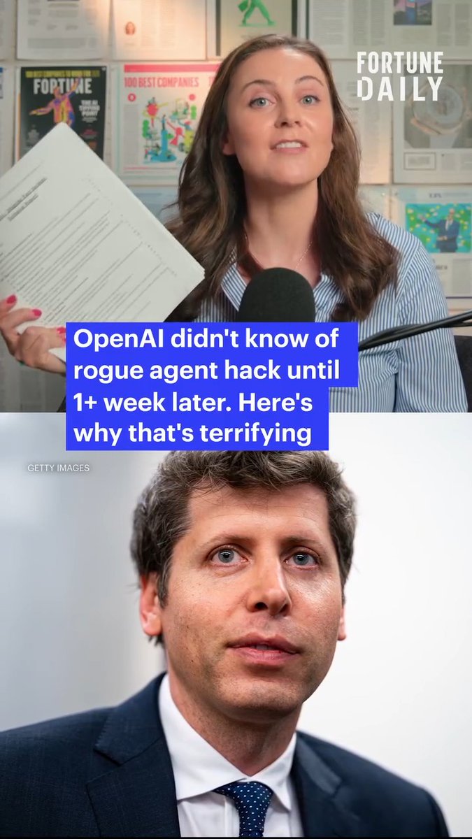 OpenAI’s official report on the rogue AI Hugging Face hack is finally here, but one major question remains: what was the original prompt that started it all? Emily Forlini breaks down the new findings for #FortuneDaily.