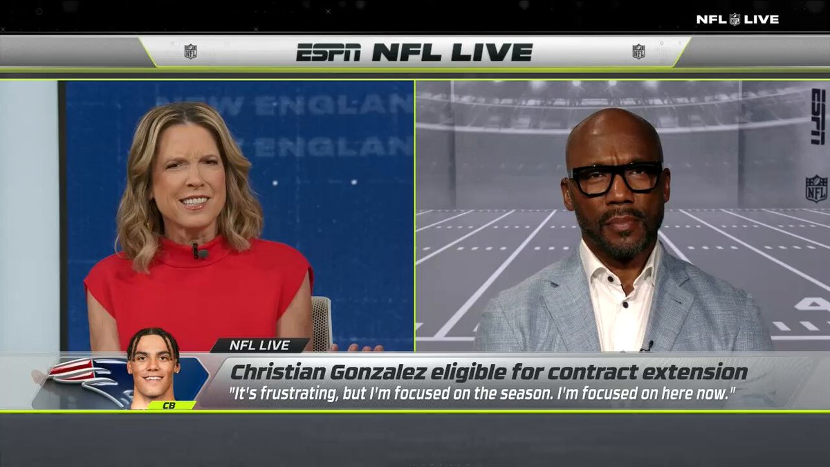 "He knows exactly where he wants to slide in." Louis Riddick breaks down Christian Gonzalez potentially becoming the highest paid CB 👀